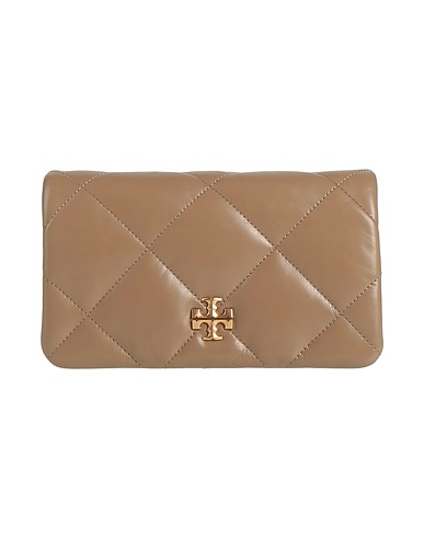 TORY BURCH Handbag Khaki Leather