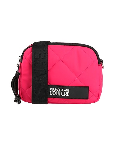 VERSACE JEANS COUTURE Across-body bag Fuchsia Textile fibres