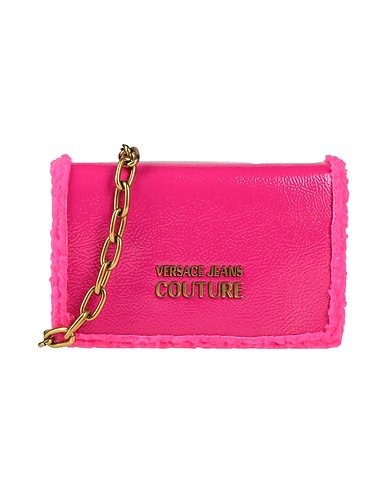 VERSACE JEANS COUTURE Across-body bag Magenta 80% Polyurethane, 20% Polyester