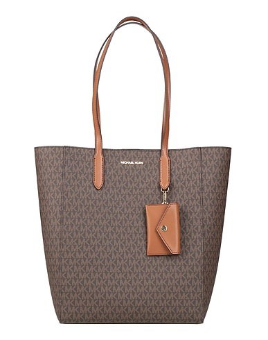 MICHAEL MICHAEL KORS Shoulder bag Dark brown 88% PVC - Polyvinyl chloride, 9% Polyester, 2% Cotton, 1% Polyurethane