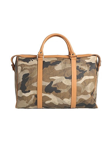 LAURA DI MAGGIO Handbag Military green Leather