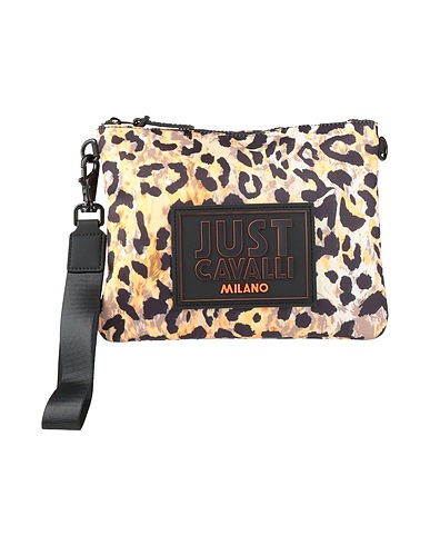 JUST CAVALLI Borsa a mano Giallo ocra 100% Poliestere