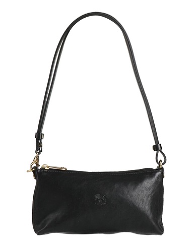 IL BISONTE Shoulder bag Black Leather