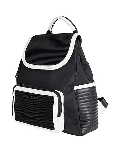 PLEIN SPORT Rucksacks Black 80% Nylon, 20% Polyurethane