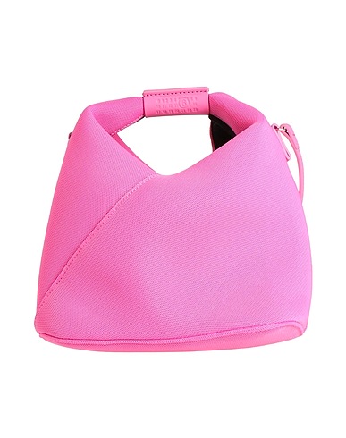 MM6 MAISON MARGIELA Borsa a mano Fucsia 60% Poliestere, 40% Poliuretano, Pelle di bovino, Zinco