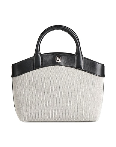 SAVETTE Handbag Black Textile fibres, Calfskin