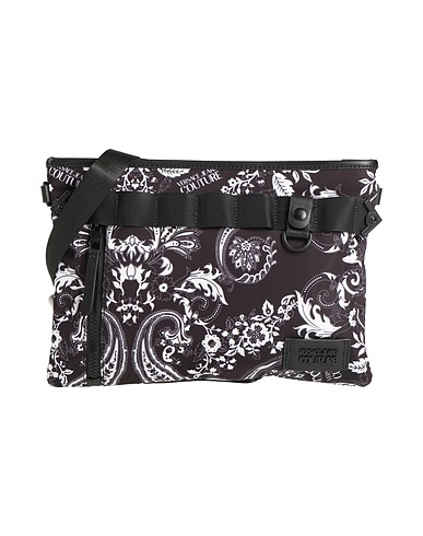 VERSACE JEANS COUTURE Borsa a tracolla Nero 90% Nylon, 10% Poliuretano