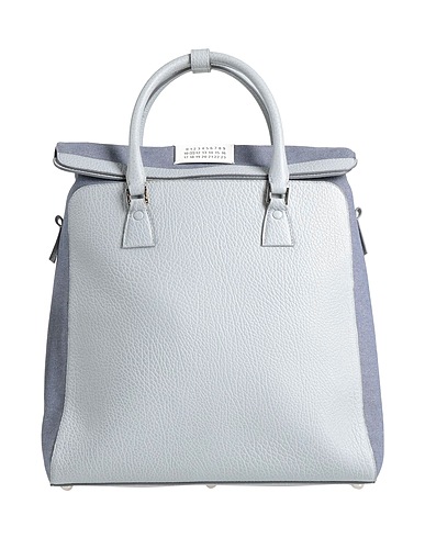 MAISON MARGIELA Handbag Light blue 100% Cow leather, Cotton, Polyester, Other Fibres, Zinc
