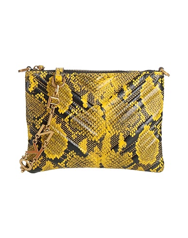 PINKO Borsa a tracolla Giallo Pelle di vitello