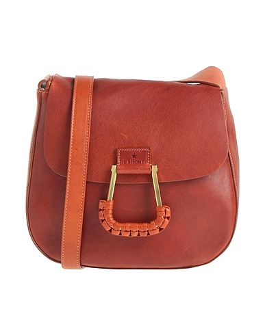 IL BISONTE Cross-body bags Tan Leather