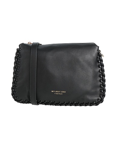 MY-BEST BAG Cross-body bags Black 100% Cow leather