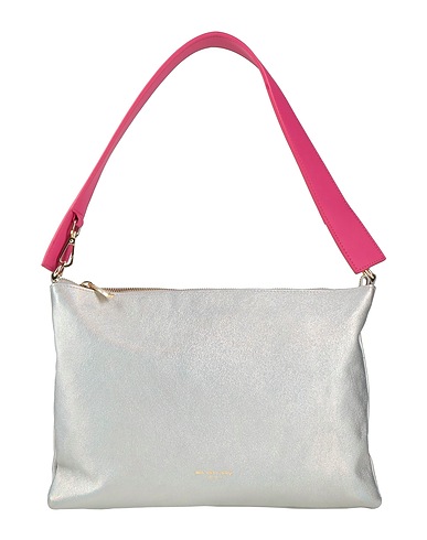 MY-BEST BAG Handbag Silver Leather