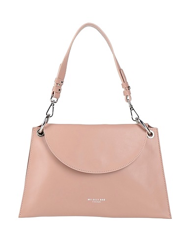 MY-BEST BAG Borsa a mano Nocciola Pelle