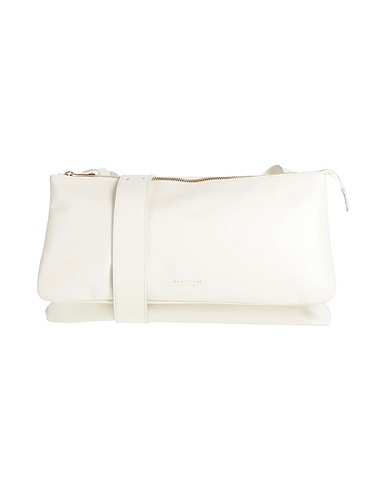 MY-BEST BAG Borsa a tracolla Avorio 100% Pelle