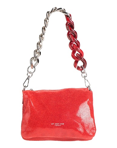 MY-BEST BAG Borsa a mano Rosso 100% Pelle