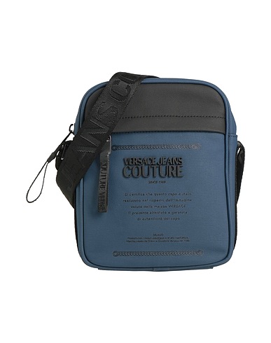 VERSACE JEANS COUTURE Umhängetasche Blau 100% Polyurethan
