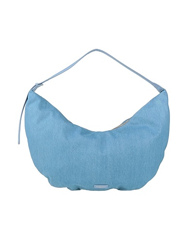 MY-BEST BAG Handbag Blue Textile fibers