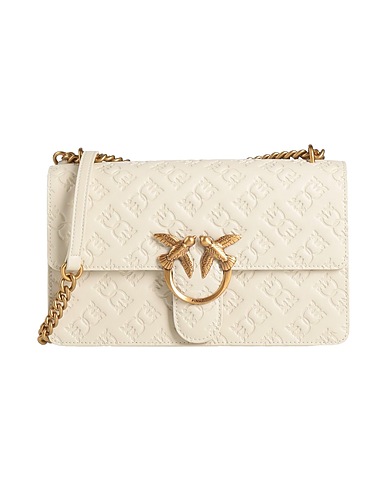 PINKO Across-body bag Ivory Leather