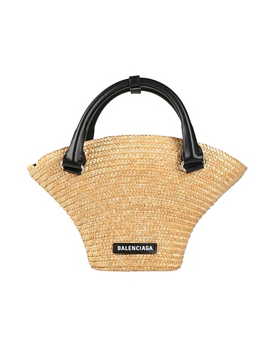 BALENCIAGA Handbag Leather, Straw