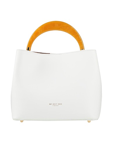 MY-BEST BAG Bolso de mano Blanco Cuero