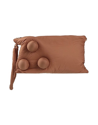 LA MILANESA Handbag Camel 100% Polyester