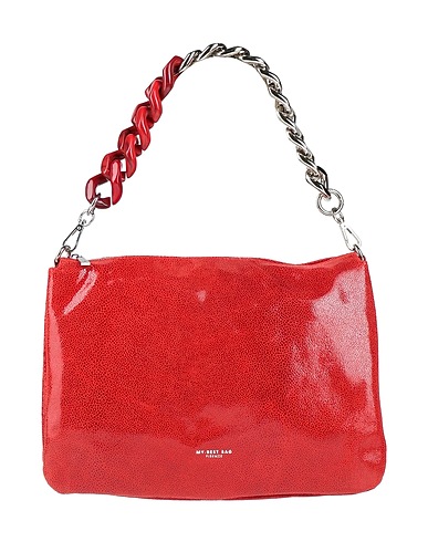 MY-BEST BAG Borsa a mano Rosso Pelle