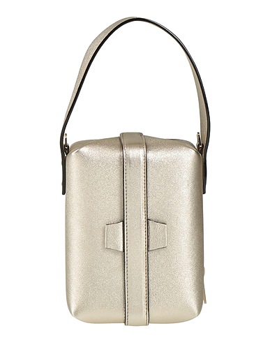 VALEXTRA Handbag Platinum 100% Calfskin