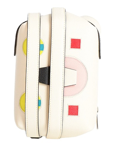 VALEXTRA Borsa a tracolla Panna 100% Pelle di vitello