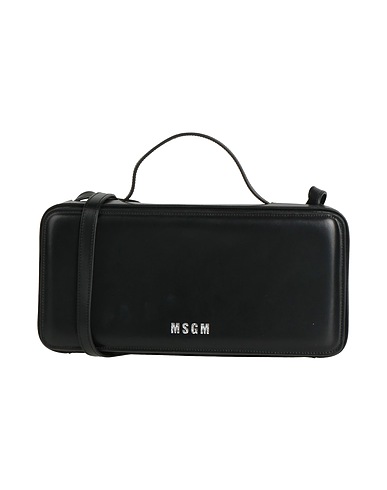 MSGM Handbag Black 100% Calfskin