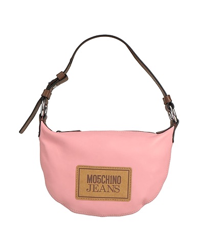 MOSCHINO JEANS Handbag Pink 100% Leather