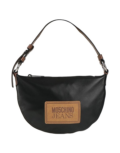 MOSCHINO JEANS Borsa a mano Nero 100% Pelle