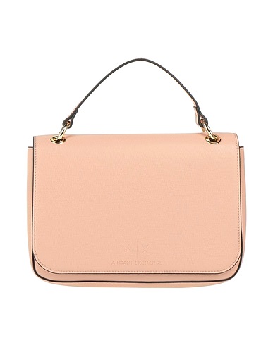 ARMANI EXCHANGE Handbag Blush 100% Polyurethane, Polyester