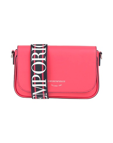EMPORIO ARMANI Across-body bag Fuchsia 100% Cow leather