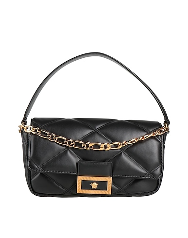 VERSACE Handbag Black Calfskin