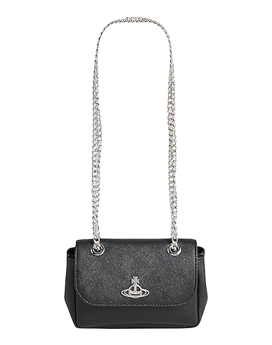 VIVIENNE WESTWOOD Handbag NERO 65% Polyurethane, 35% Cotton