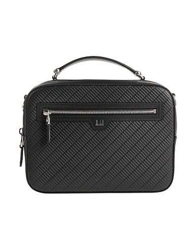 DUNHILL Handbag Black Leather