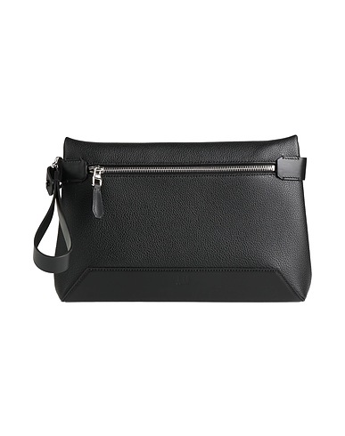 DUNHILL Handbag Black Leather