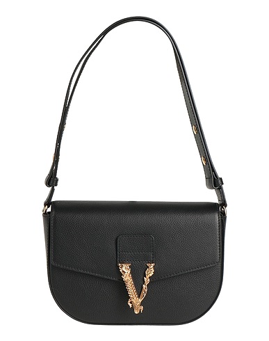 VERSACE Handbag Black 100% Calfskin