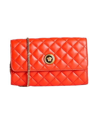 VERSACE Handbag Tomato red 100% Lambskin