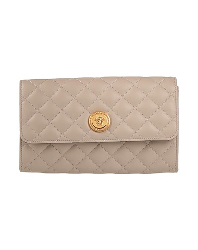 VERSACE Handbag Taupe 100% Lambskin