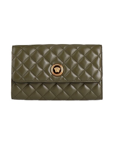 VERSACE Sac à main VERDE MILITARE 100% Cuir d'agneau