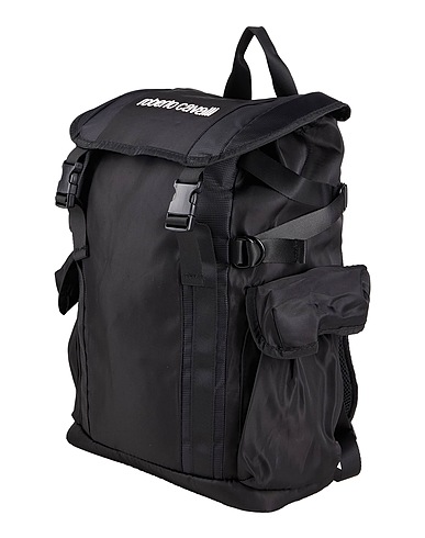 ROBERTO CAVALLI Backpacks Black 100% Polyester