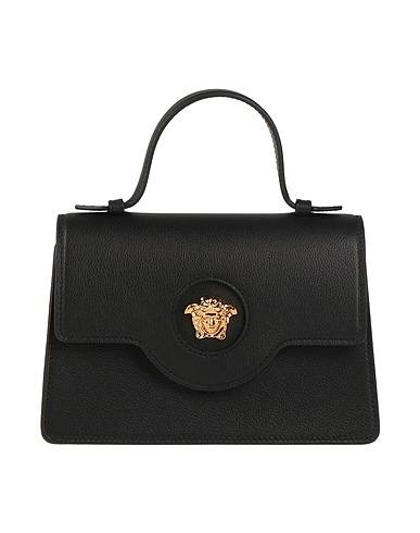 VERSACE Handtasche Schwarz Kalbsleder
