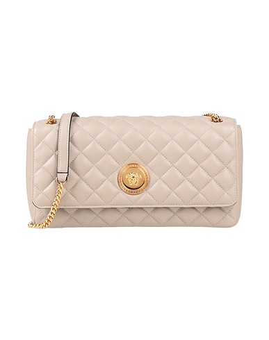 VERSACE Cross-body bags Taupe 100% Lambskin