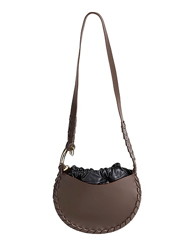 CHLOÉ Across-body bag Dark brown 100% Calfskin