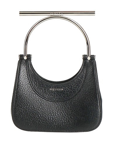 MCQUEEN Handbag Black Leather