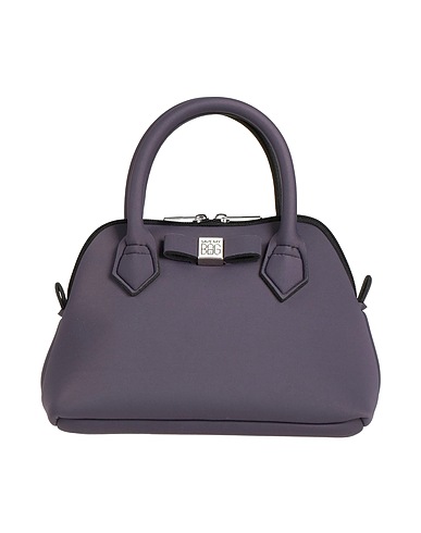SAVE MY BAG Handbag Dark purple 50% PEEK (Polyether - Ether - Ketone), 40% Polyester, 10% Elastane