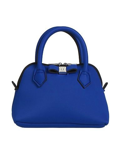SAVE MY BAG Borsa a mano Blu 50% PEEK (Polietere - Etere - Chetone), 40% Poliestere, 10% Elastan