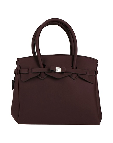 SAVE MY BAG Borsa a mano Cioccolato 80% Poliammide, 20% Elastan