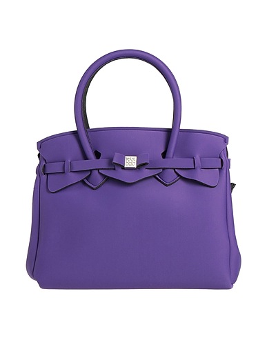 SAVE MY BAG Handbag Purple 80% Polyamide, 20% Elastane